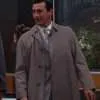 Jon Hamm Mad Men Don Draper Gray Cotton Trench Coat