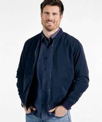 Josh Nolan The Love Club 2023 Marcus Rosner Blue Bomber Jacket