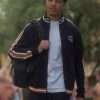 Junior’s Grown Ish Andre Johnson Black ZipUp Track Suit