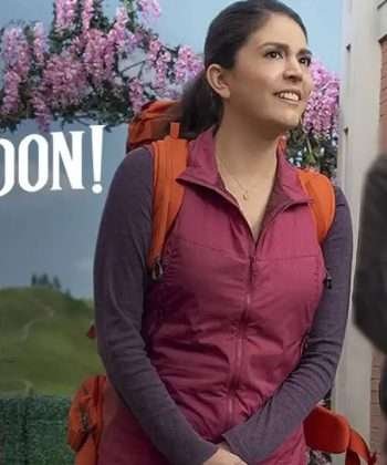 TV Series Schmigadoon! Cecily Strong Maroon Vest
