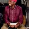 Michel Estime The Neighborhood S04 Victor Maroon Bomber Jacket