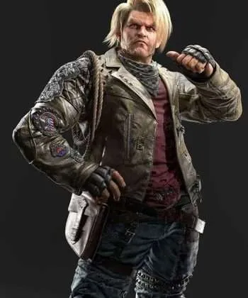 Paul Phoenix Tekken 8 Brown Leather Jacket