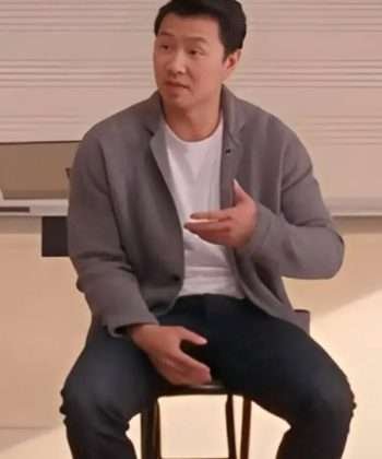 One True Loves Simu Liu Gray Blazer