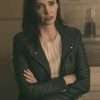 TV Series Superman and Lois S03 Elizabeth Tulloch Black Leather Jacket