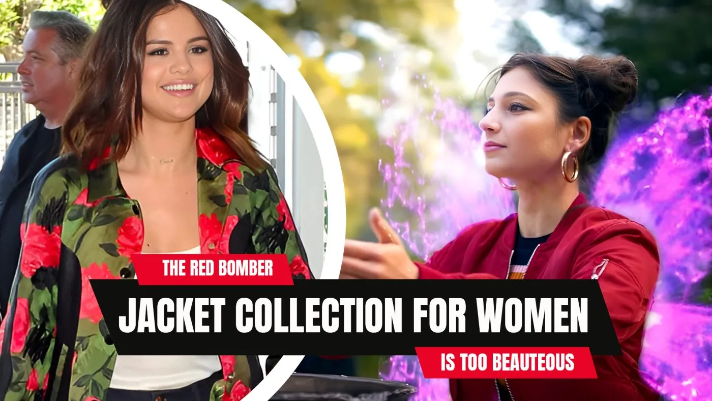 THE RED BOMBER JACKET COLLECTION FOR WOMEN IS TOO BEAUTEOUS
