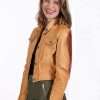Camille Stopps The Love Club 2023 Brown Jacket