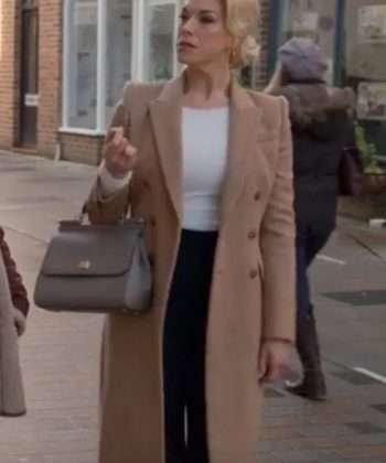 Ted Lasso Rebecca Welton Brown Wool Coat