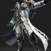 Video Game Tekken 8 Lars Alexandersson White Costume Leather Trench Coat