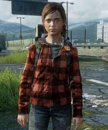 The Last of Us Part II 2020 Ellie Checkered Hooded Jacket