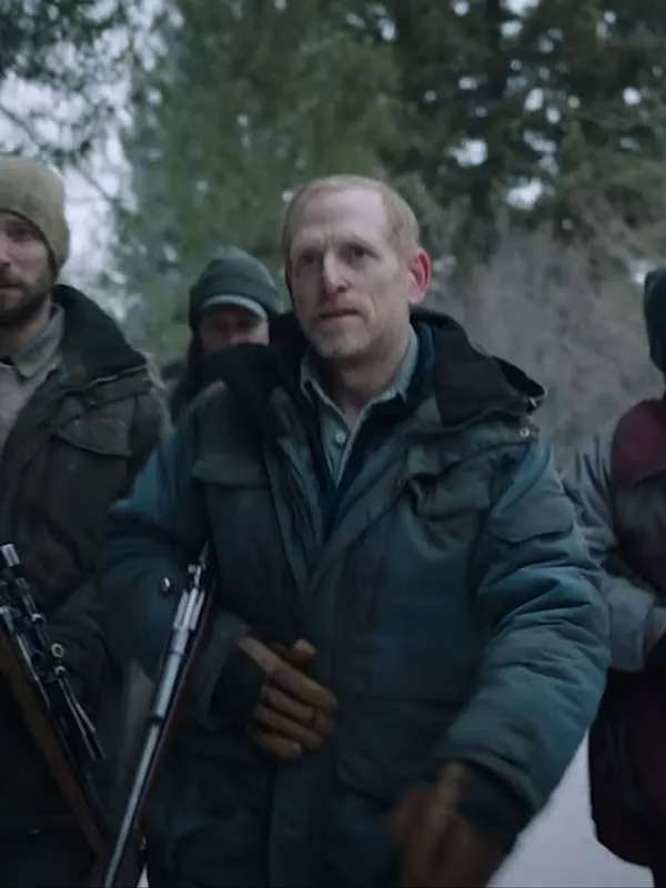 David The Last of Us Scott Shepherd Blue Hooded Jacket