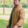 Theo The Love Club 2023 Jesse Hutch Brown Bomber Jacket