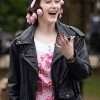 TV Series The Marvelous Mrs. Maisel Miriam Maisel Biker Jacket