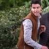 TV Series The Neighborhood Dave Johnson Brown Wool Vest