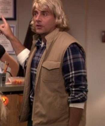 Michael Scott The Office Steve Carell Brown Cotton Vest