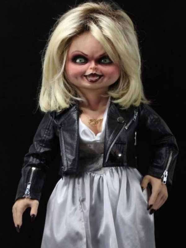 Jennifer Tilly Chucky Tiffany Valentine Doll Black Jacket