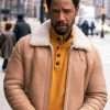 Detective Marcus Dante The Equalizer S03 Suede Leather Shearling Jacket