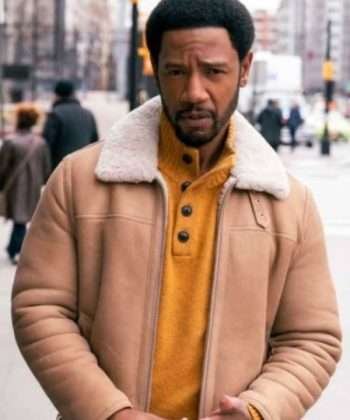 Detective Marcus Dante The Equalizer S03 Suede Leather Shearling Jacket