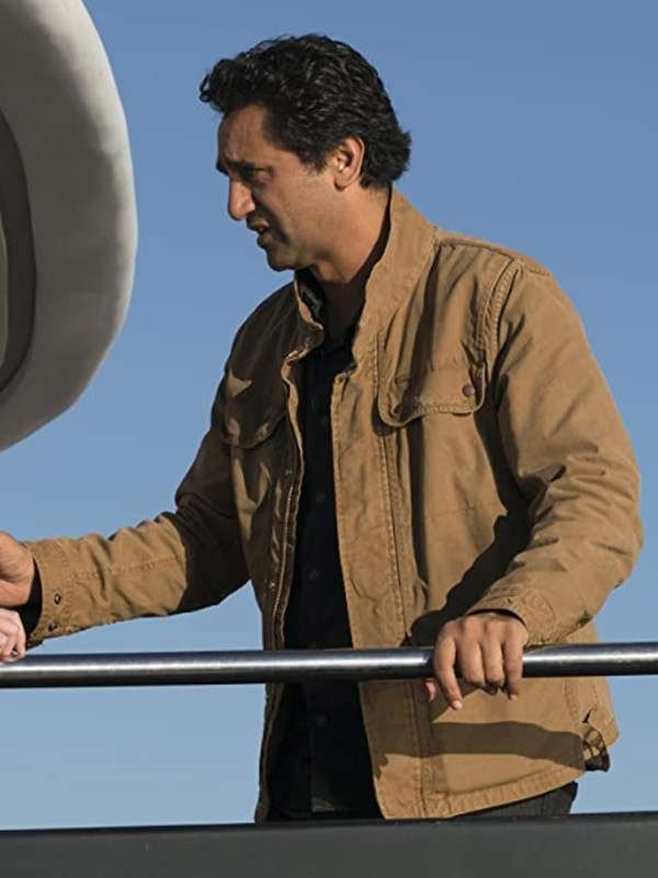 Fear the Walking Dead Cliff Curtis Brown Cotton Jacket