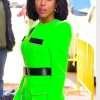 TV Series Unprisoned 2023 Kerry Washington Green Leather Jacket