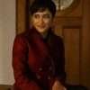 Andy Allo TV Series Upload Nora Antony Red Wool Coat