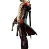 Dante Devil May Cry 5 Black Leather Trench Coat
