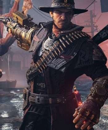 Video Game Evil West Jesse Rentier Brown Costume Leather Trench Coat