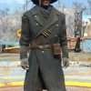 Hunter’s Fallout 76 Black Leather Trench Coat
