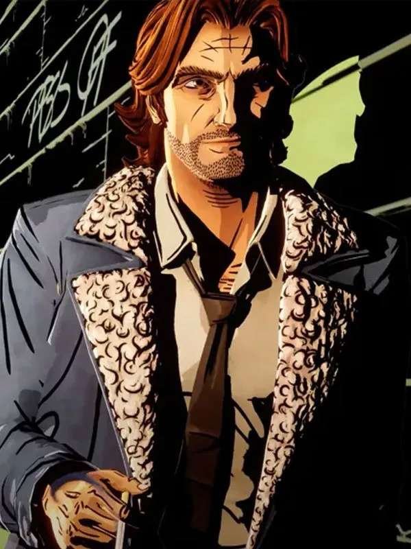 Bigby Wolf The Wolf Among Us 2 Leather Trench Coat