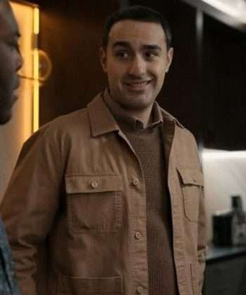 Jamie Demetriou The Afterparty S01 Brown Jacket