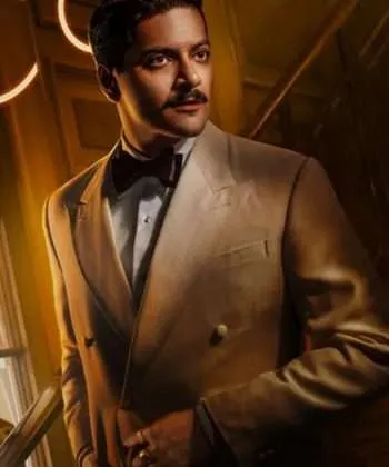 Ali Fazal Death on the Nile White Coat