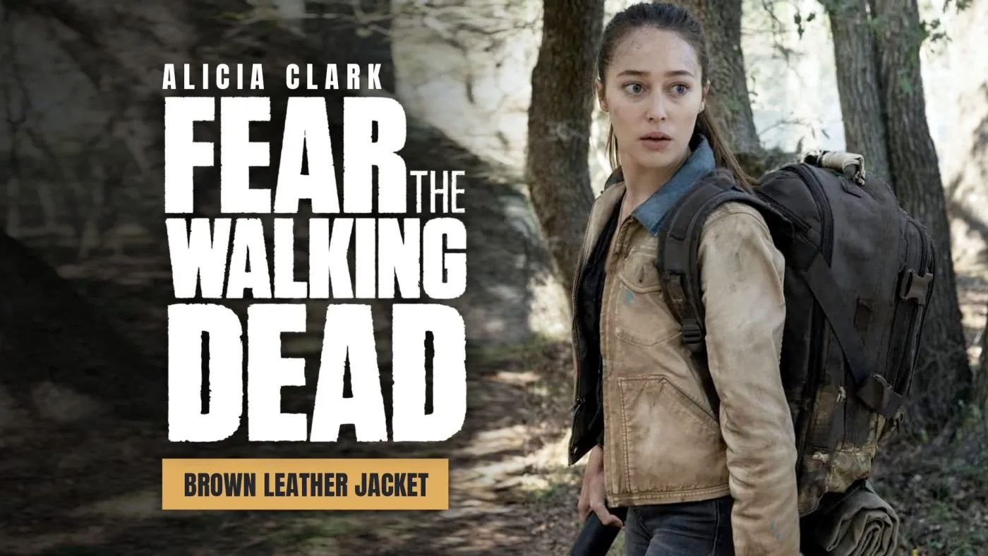 Alicia Clark Fear the Walking Dead Brown Leather Jacket