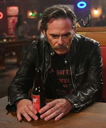 Vince Leone Fire Country Billy Burke Black Leather Jacket