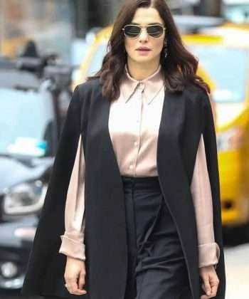 Rachel Weisz Dead Ringers 2023 The Mantle Twins Black Cape Blazer