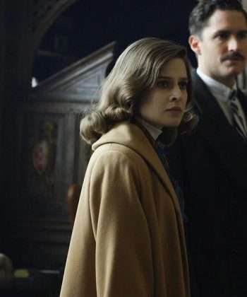 Emma Paetz TV Series Pennyworth Martha Kane Brown Coat