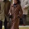 Hilary Empire Of Light 2022 Olivia Colman Plaid Wool Trench Coat