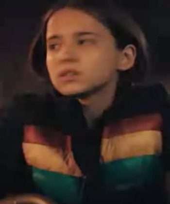 Gwen The Black Phone Madeleine McGraw Blue Puffer Jacket