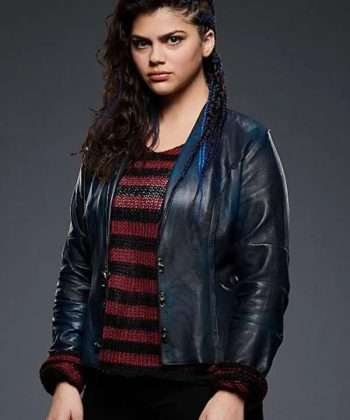 Harper Row Gotham Knights Fallon Smythe Leather Jacket