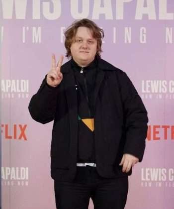 How I’m Feeling Now 2023 Lewis Capaldi Black Cotton Jacket