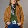 Nancy Travis TV Series Ride 2023 Isabel McMurray Brown Coat