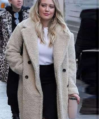 Younger Season 07 Hilary Duff Shearling Coat