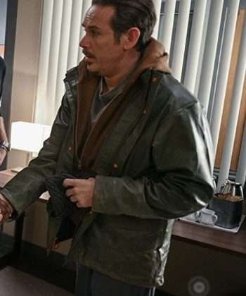 Kevin Alejandro Fire Country Manny Perez Green Leather Jacket
