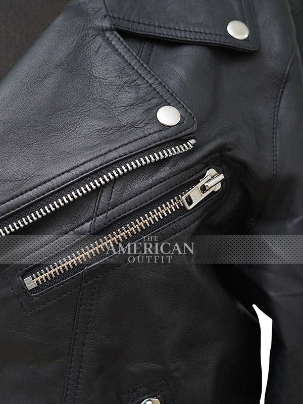 Kristen Stewart Black Biker Jacket