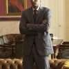 Manolo Cardona Narcos Eduardo Sandoval Gray Cotton Blazer