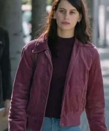 Miren The Snow Girl 2023 Milena Smit Purple Corduroy Jacket