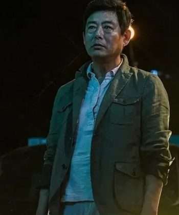 Oh Dae-woong Project Wolf Hunting Dong-il Sung Brown Cotton Jacket