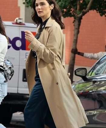 Rachel Weisz Dead Ringers 2023 The Mantle Twins Beige Cotton Coat