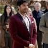 Rohan Mirchandaney TV Series La Brea Scott Israni Maroon Velvet Blazer