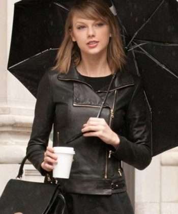 Taylor Swift Black Leather Jacket