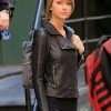 Singer Taylor Swift Moto Style Black Jacket