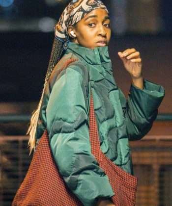 Ayo Edebiri The Bear (2022) Sydney Adamu Green Puffer Jacket